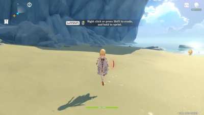 Found a trick to get this normally unobtainable (I think) achievement by accident. Simply put, sprint, spam jump. After running out of stamina you'll still be considered as sprinting for as long as you keep jumping.