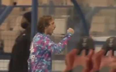 Modric reaction to winning goal