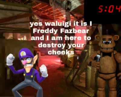 Waluigi doing 3 AM challenge 😱😱😱