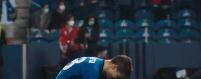 In case anyone hasn't seen this yet. Here's our club captain at full time whistle in the CL final. Bought him in 2012 for &pound;7m. Has been a constant throughout the highs and lows of this club. This one is for you Azpi. Forever a legend 🔵👑