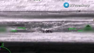 Ru POV: Ka-52 knocked out a tank of the AFU in the South-Donetsk direction