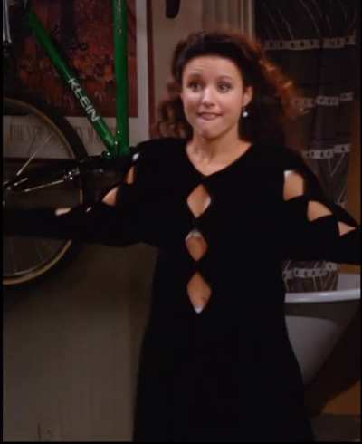 Julia Louis-Dreyfus - Seinfeld 2 - 2 of 4 - Cropped, Looped, Slowed, Brightened, Dain'd and AI'd