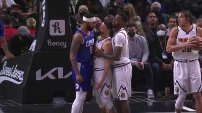 [Highlight] Marcus Morris flagrant foul 1 for elbowing Austin Rivers