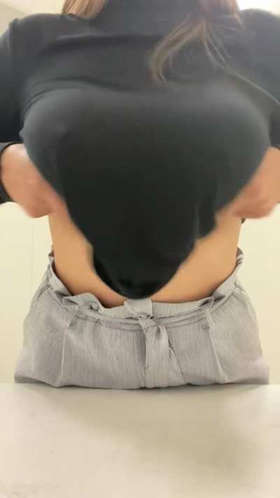 Titty Drop Tuesday... In THAT shirt my boss loves &amp;lt;3 [OC]