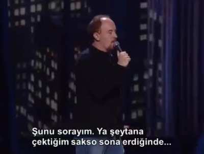 Louis CK &ccedil;ok iyi amk. (2005, Cehennem ve şeytanlar hakkında)