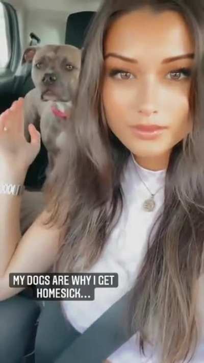 With the pup