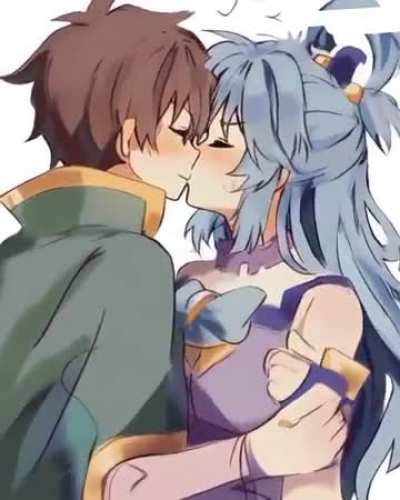 Kiss Of the adventurer and the goddess