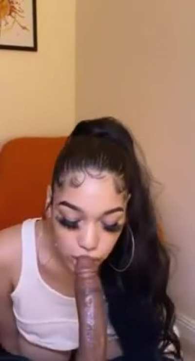 Hot light skin goes crazy