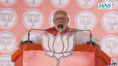 PM Modi accuses Congress of taking black money from Adani and ambani