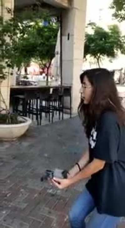 To teach a pigeon how to fly