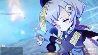 I would love to see this battle scene recreated and cleaned up with smoother animations... Diluc in the background 🥵🥵🥵