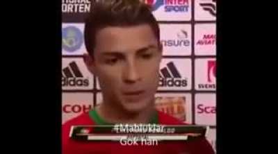 Ronaldo T&uuml;rk&ccedil;e Konuşuyor