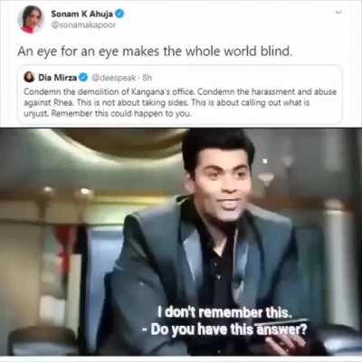"Famous quote likh deti hoon, log intellectual samjhenge"