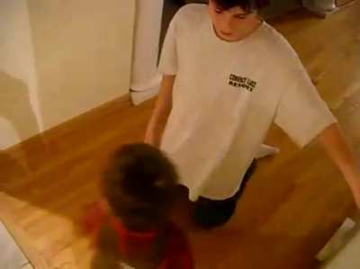 He was outsmarted by a toddler