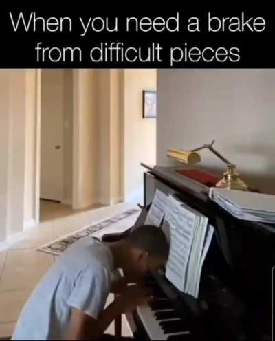 He was doing well...