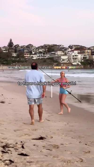 Vegan ruins father and son fishing moment