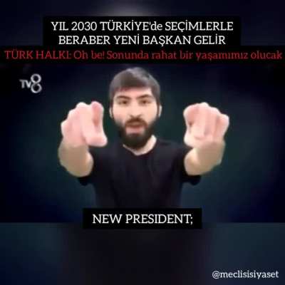 Anneleri saklayın yeni prezıdınt presındıntımız geliyor