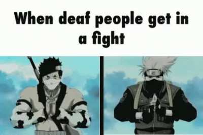 Hand sign fight ✇