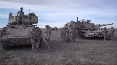 M2 and M1 in the sandbox with their legendary crews!