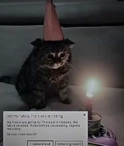Sad moment