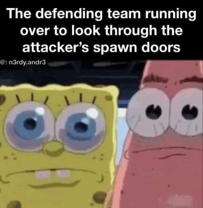 It&rsquo;s always the enemy Junkrat or rein looking through the door