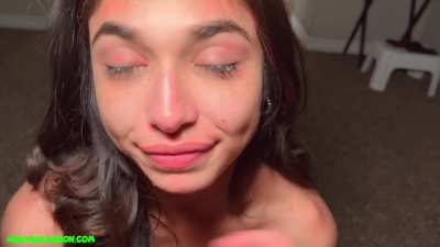 Making her tear up