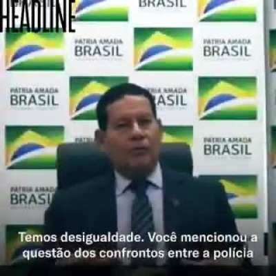 Mour&atilde;o diz que n&atilde;o h&aacute; racismo no Brasil e que negros nos EUA &eacute; que se isolam