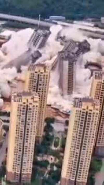 The destruction video of building in China that you haven't seen