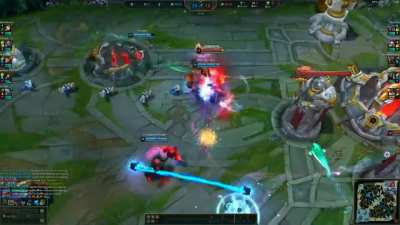 A new combo that happened in URF today.