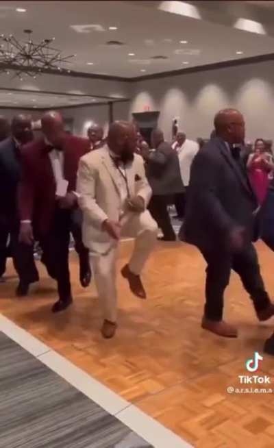 Old guys showing how it&rsquo;s done in the Wedding Afterparty