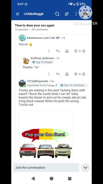 Pop goes the [DIESEL]