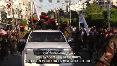 Load me up with ammunition - DFLP song.