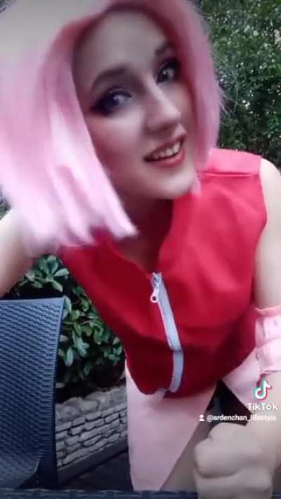 Sakura cosplay video