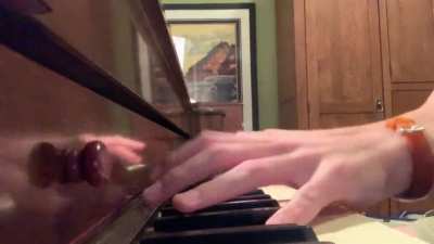 I&rsquo;m doing a piano cover of The Top by Ken Blast. Here&rsquo;s the main riff. I think it&rsquo;s pretty good!