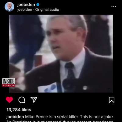 Joe Biden just posted this and I&rsquo;m losing my mind