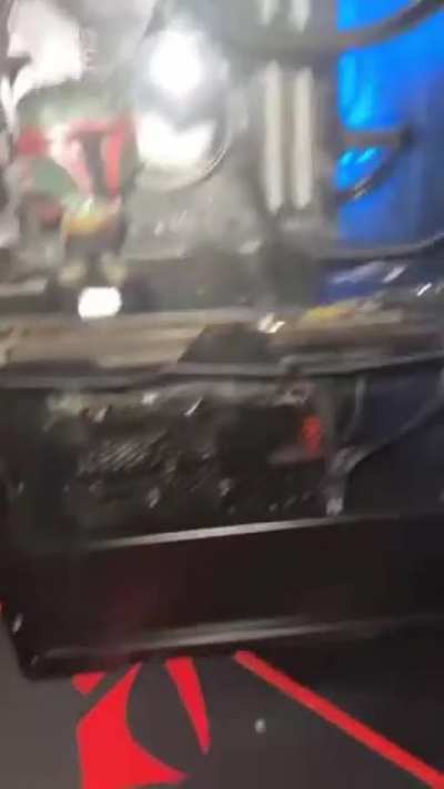 What could go wrong cleaning a PC like this...