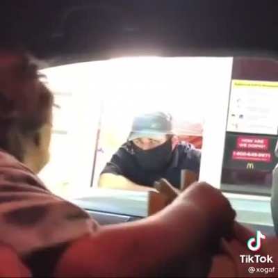 Kid tries to prank fast food employee, instantly regrets it
