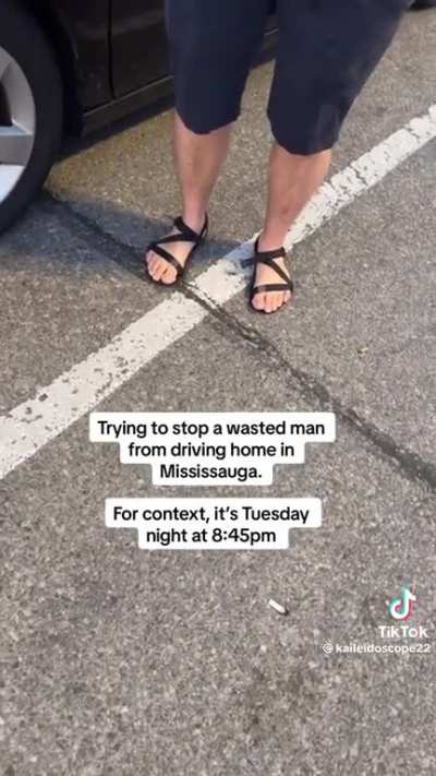 Woman attempts to stop drunk man from driving home 