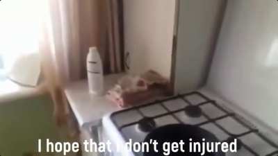 What happens when you cross a russian, boiled oil and water