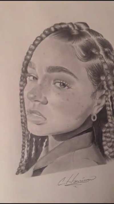 Portrait I made of Aiyana✨