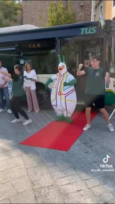 In Spain, Sabadell&rsquo;s bus service has unveiled its new mascot - Bussi