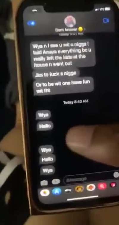 Cheating While Her Man&rsquo;s Texting and Calling