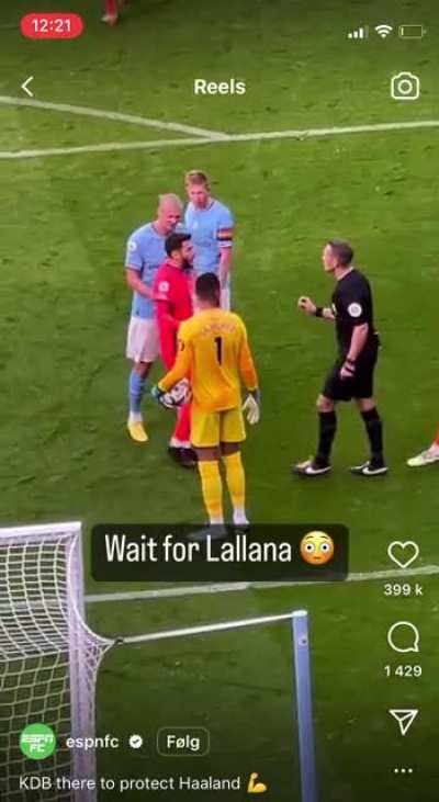 Lallana shithousery vs Haaland