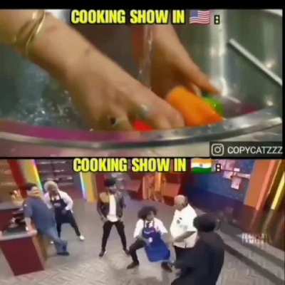 Cooking competition india vs USA