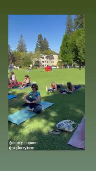 Only one said yes, and here are the videos of her doing Yoga
