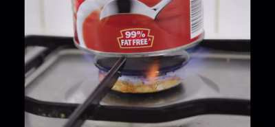 Don&rsquo;t have a can opener lying around? Try this SIMPLE trick!