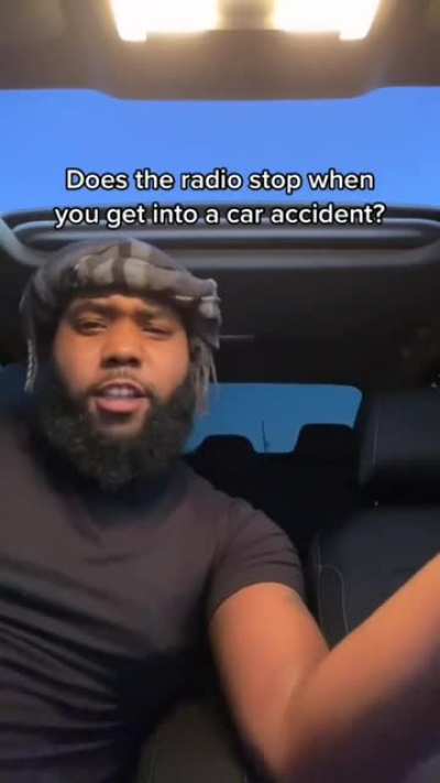 the radio stops?