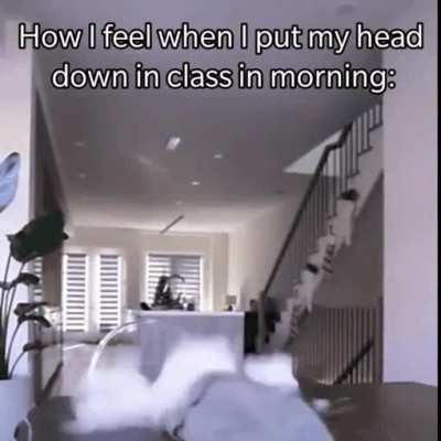 Ahh the sheer fatigue and sleep, I can't control it.