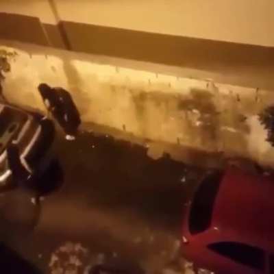 Take a leak behind this car when no one's looking? WCGW?