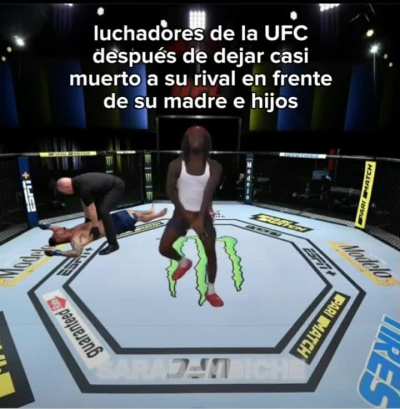 &ldquo;UFC fighters after leaving their opponent nearly dead in front of their mother and kids&rdquo;